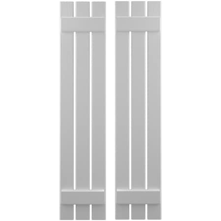 Ekena Millwork Americraft 3-Board (2 Batten) Exterior Real Wood Spaced Board-n-Batten Shutters, ARW101SB311X38PRH ARW101SB311X38PRH